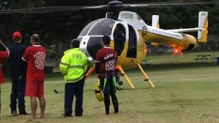 Raw: Rescuers Look for Missing Helicopter Crew