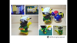 3D Printed(3D列印) 寶可夢.火影忍者-皮卡丘卡卡西(Pokemon.Naruto-Pikachu Kakashi) | Anycubic Mega M