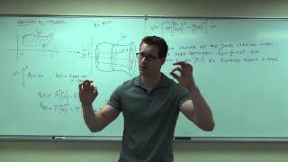Calculus 1 Lecture 5.2:  Volume of Solids By Disks and Washers Method