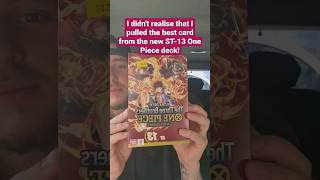 Unboxing the new One Piece starter deck and pulling the best card! ST-13 Opening! #onepiece