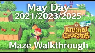 May Day Event 2021/2023/2025 Maze Walkthrough in Animal Crossing: New Horizons