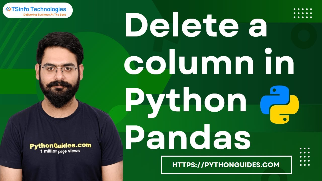 How To Delete A Column In Python Pandas | Delete A Column In Python ...