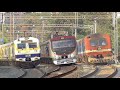 🚆High Speed MEMU DEMU & EMU Trains of ER | 🔥Heavy Smoking DEMU+ Modern 3 ph EMU Trains Full Speed