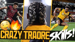 Adama Traore beating players for three minutes straight | Tricks, speed, strength, oil