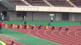 2013全日本実業団対抗陸上男子100m予選6組 川面聡太10.55(+1.1) Sota Kawatsura1st