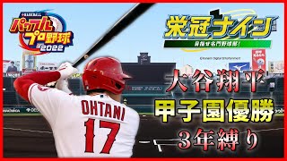 【3年縛り】(挑戦2回目)大谷翔平 甲子園優勝物語 #2【栄冠ナイン】