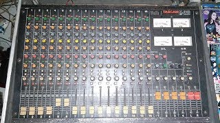 test audio mixer TASCAM M-216 (16ch) made in japan