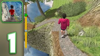 Walk King - Race on Stairs - Walkthrough Gameplay Part 1 - Walking Simulator (iOS, Android)