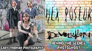 Behind The Scenes: Hex Poseur - Devolution Magazine Photoshoot