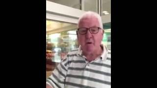 VERY RACIST ENGLISH SHOPPER GIVING OUT ABUSE TO INNOCENT SHOPPER