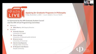 Applying for Graduate Programs in Philosophy | APA Live