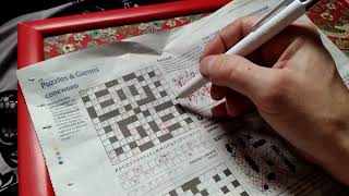 How to solve Evening Standard codeword - real time solve ASMR