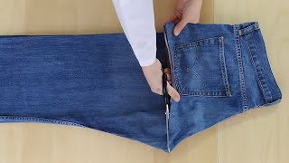 KOT PANTOLON İLE İNANILMAZ GERİ DÖNÜŞÜM 👖 AMAZING JEANS RECYCLING IDEA | DENIM RECYCLE IDEA