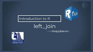 Join or merge data (part of the Rfun Introduction to R series)