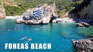 The Stunning Foneas Beach in Kardamyli, Peloponnese Greece