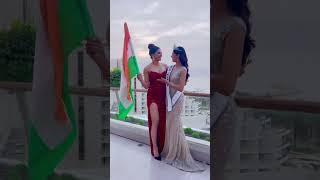 Urvashi Rautela Meet  Harnaaz Kaur Sandhu wins Miss Universe 2021_ Viral_@VIRALSEMTM_shorts🔥⭐🔥🕊️