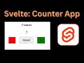 Build a Counter App with Svelte | Step-by-Step Tutorial