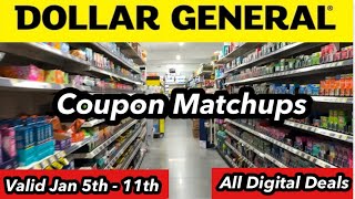 Dollar General Couponing | Coupon Match-Ups | Valid 1/5 - 1/11