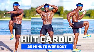 25 MINUTE CARDIO WORKOUT | QUICK WAY TO LOSE STUBBORN FAT (NO EQUIPMENT)