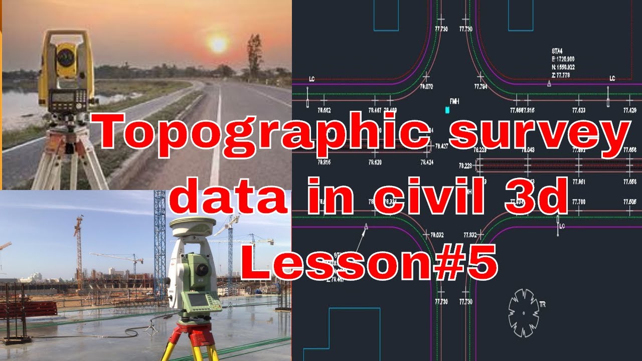 Topographic Survey Data Processing In Civil 3d Lesson#5 - YouTube