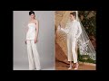 BRIDAL JUMPSUITS AND TROUSERS IDEAS | WEDDING JUMPSUITS FOR BRIDE  | MINIMALIST CIVIL WEDDING