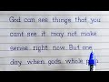 Inspirational Cristian Quotes - Typewriter Font | Inspirational Quotes | English Handwriting