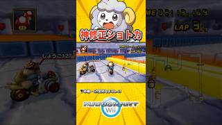 ショトカ準備中に押されるも神修正！【マリオカートWii】