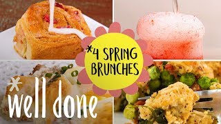 4 Tasty Spring Brunch Recipes: Strawberry Bellini, Vegetable Muffins \u0026 More! | Recipe | Well Done