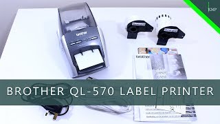 Brother QL570 Label Printer - Uboxing \u0026 Overview | Budget Tech #5