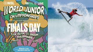 WATCH LIVE - World Junior Championships Pres By Tourism Promotions Board Philippines - FINALS DAY