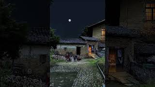 Rural Night Scenery! After see this I want to wake up and go back to my childhood #healing #memories