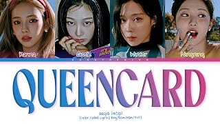 How would aespa sing Queencard - (G)I-DLE ?