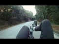 downhill montbello road on my baron low racer recumbent