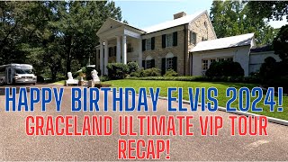 Elvis Presley’s GRACELAND! Ultimate VIP Tour to celebrate Elvis' Birthday 2024! #elvispresley