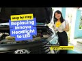 How to Replace Innova Headlight to LED | Car Tips