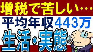 【増税でヤバい】平均年収400万のリアルな生活実態…。貯金をするコツは？