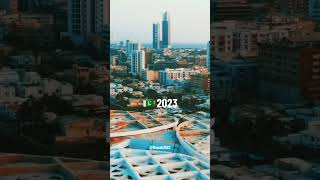 pakistan big city Karachi before and after 💯😈🌺🌹#shorts #pakistan