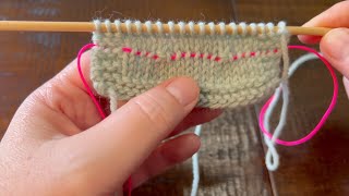 How To: Place a Lifeline Through a Sl1, K2tog, Psso Decrease