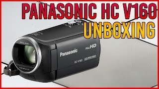 Unboxing Videocámara Panasonic HC V160