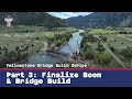 Final Boom Assembly and Bridge Construction Over Yellowstone River | Part 3 | Crane Crew USA