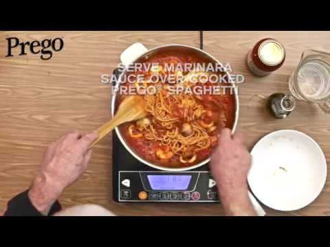 Prego Spaghetti Marinara - 60secs Video Tutorial Prego Spaghetti Marinara - 60secs Video Tutorial