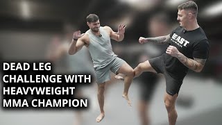 Dead Leg Challenge With Tom Aspinal | Tommy Fury