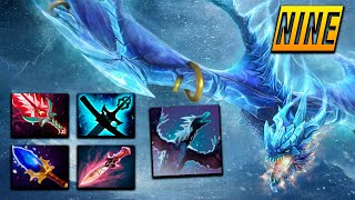 Nine Winter Wyvern Carry! - Dota 2 Pro Gameplay [Watch \u0026 Learn]