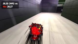 A07 Race my replays VS the current WR (26.20 by pablogd)