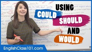 Correct Use of COULD, SHOULD and WOULD - Modal Verbs in English Grammar