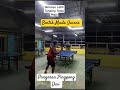 serunya latih tanding tenis meja pangeran pingpong dwi vs bintik muda yasser