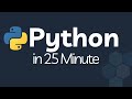 Learn Python in 25 Minutes: Complete CheatSheet for Beginners with Code Examples