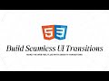 Seamless Page Transitions with the View Transitions API (Advanced HTML & CSS)