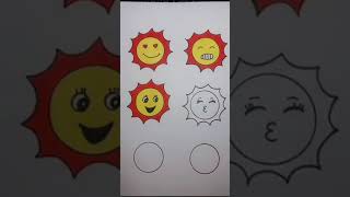 Drawing SMILE FOR KIDS / DRAWING AND COLORING FOR KIDS