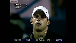 Andy Roddick vs Andy Murray 2006 Cincinnati QF Highlights